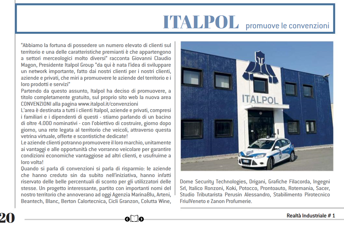 ITALPOL NETWORK - REALTA' INDUSTRIALE