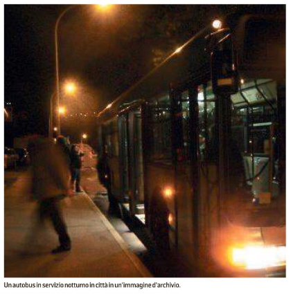 vigilanza su autobus trieste